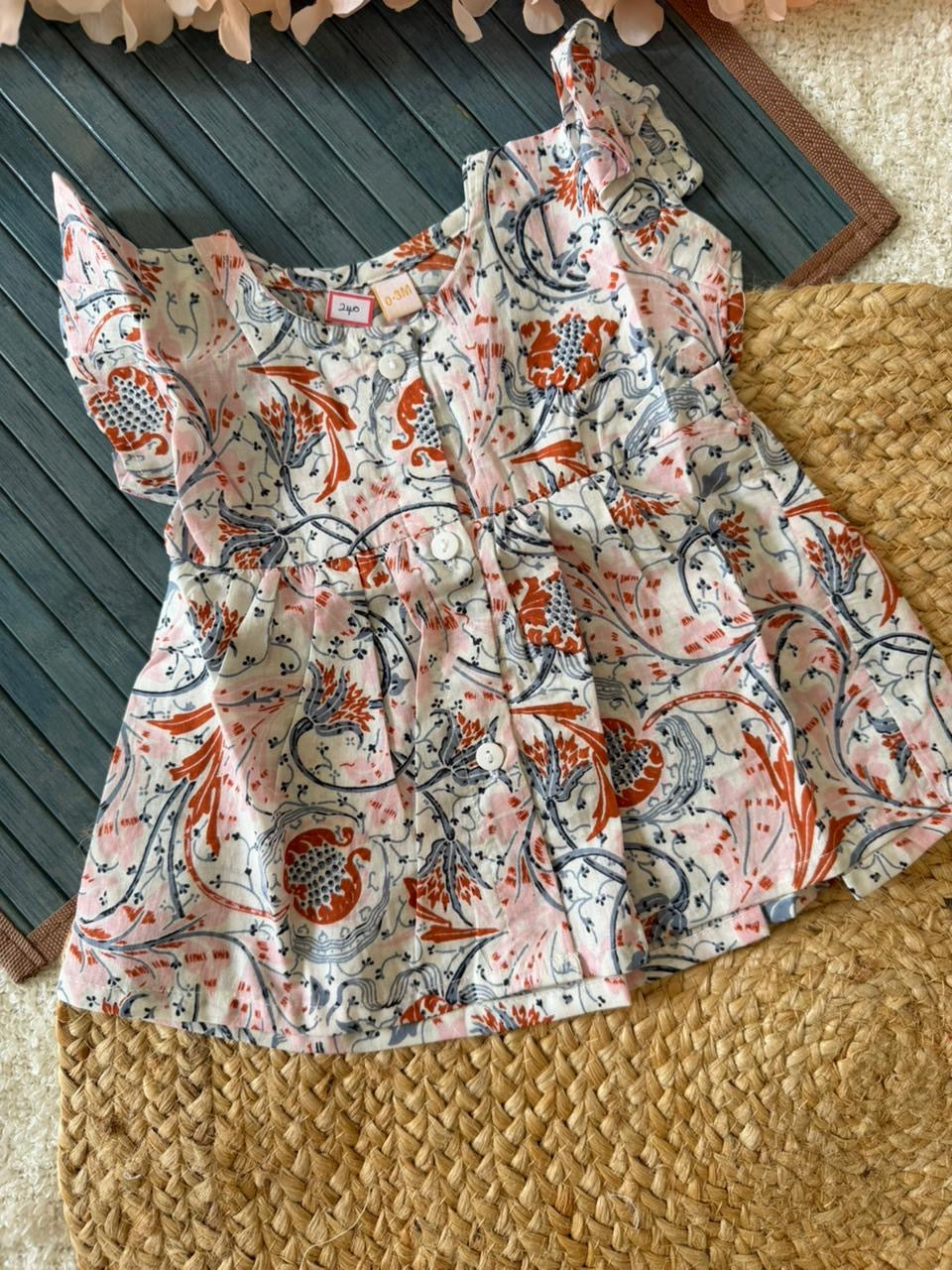 Floral cotton frock
