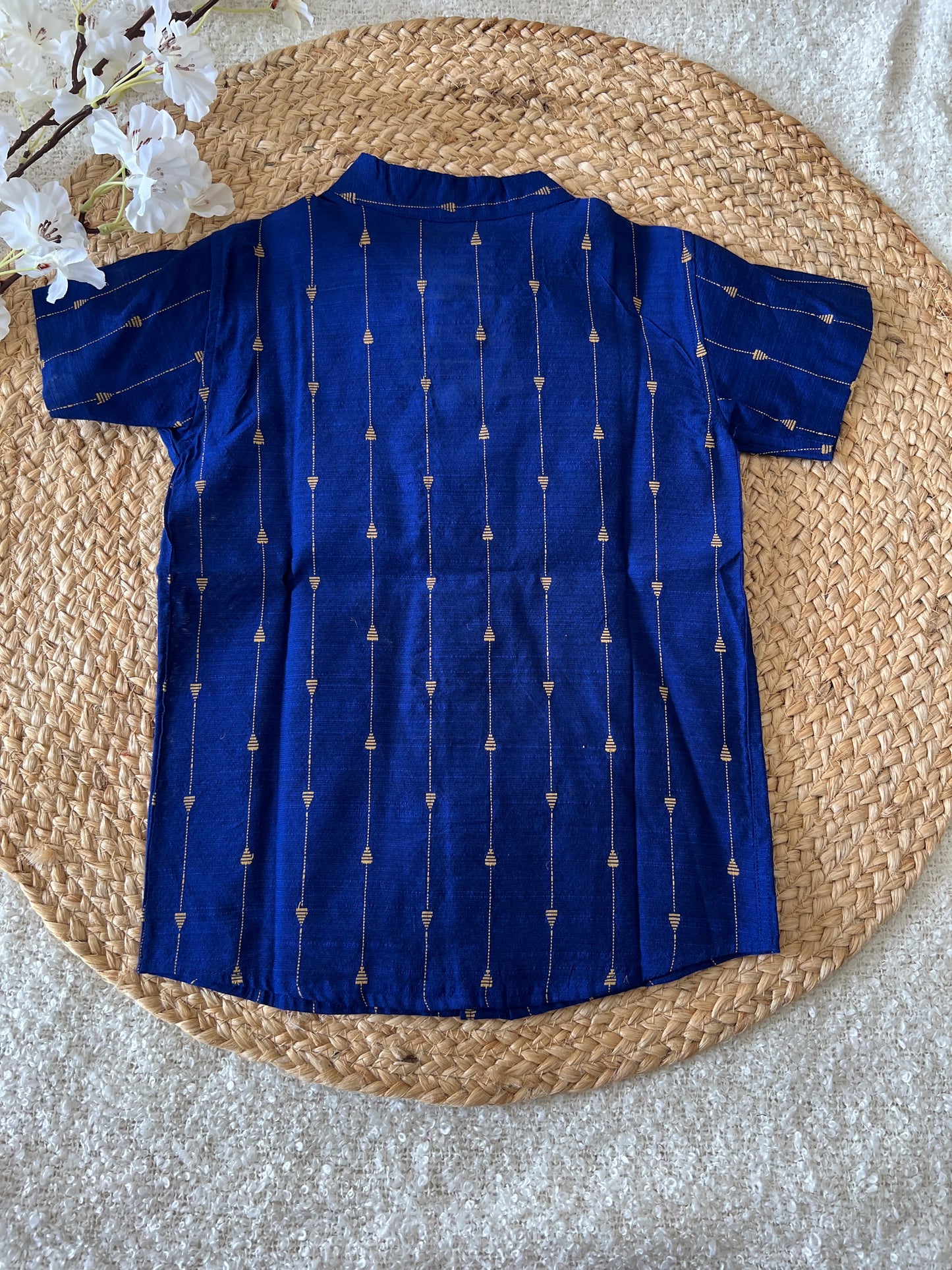 Blue ethnic shirt