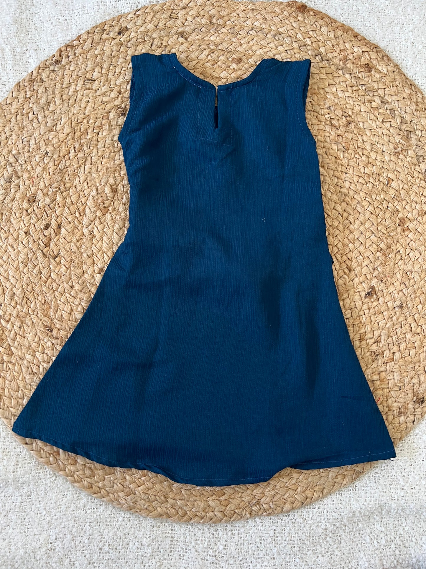 Chiffon blue frock