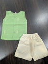 Jabla with shorts ( Green+ sandal)