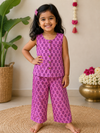 Pink flower design co-ord