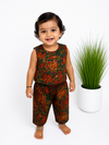 Green kalamkari co ord