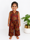Red kalamkari co ord