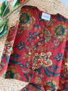 Red kalamkari co ord
