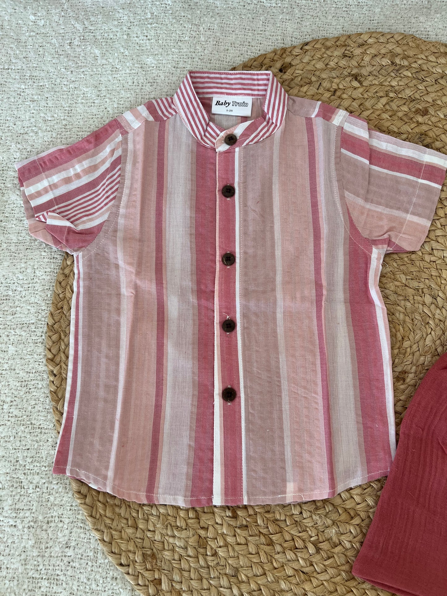 Pink stripes set