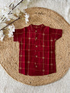 Red ethnic shirt
