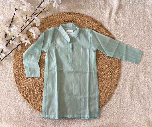 Light blue ethnic shirt