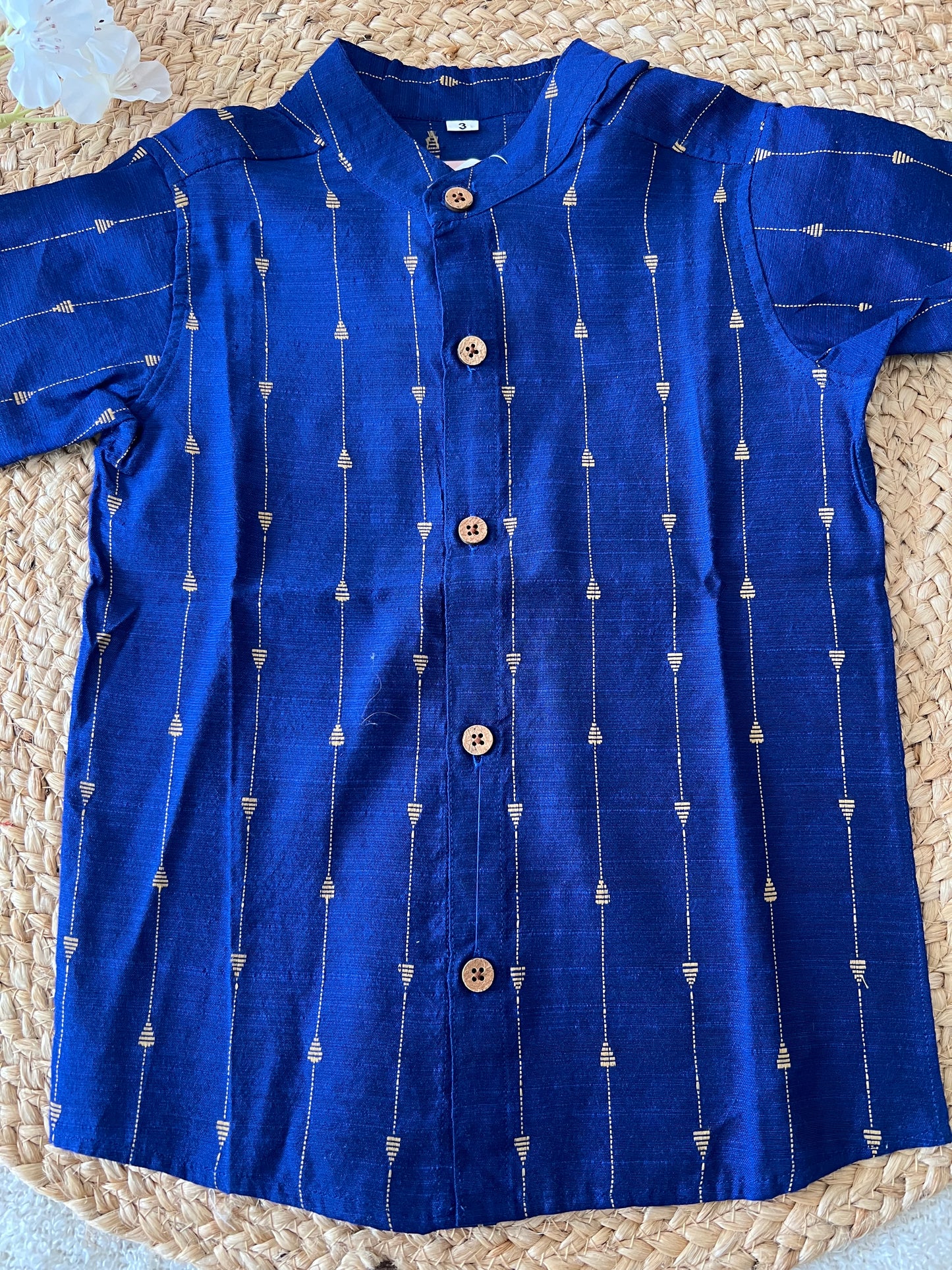 Blue ethnic shirt