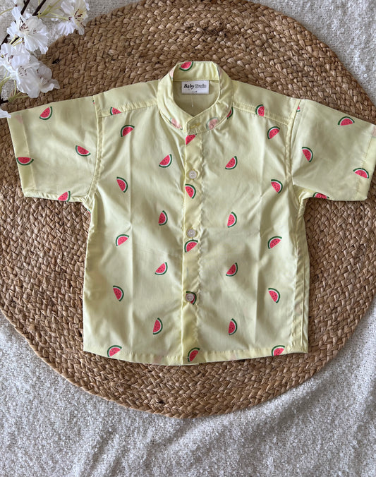 Watermelon yellow shirt