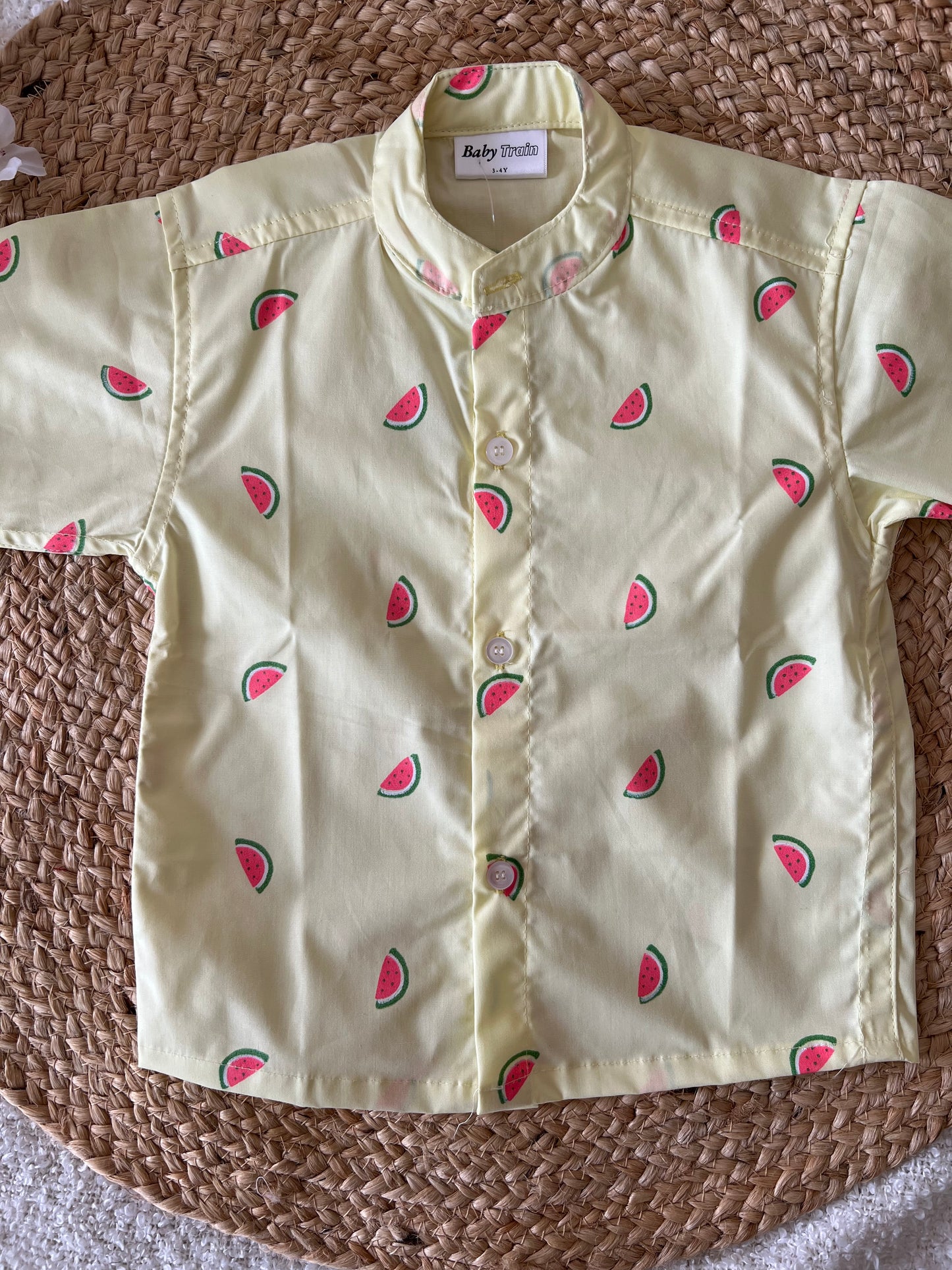 Watermelon yellow shirt