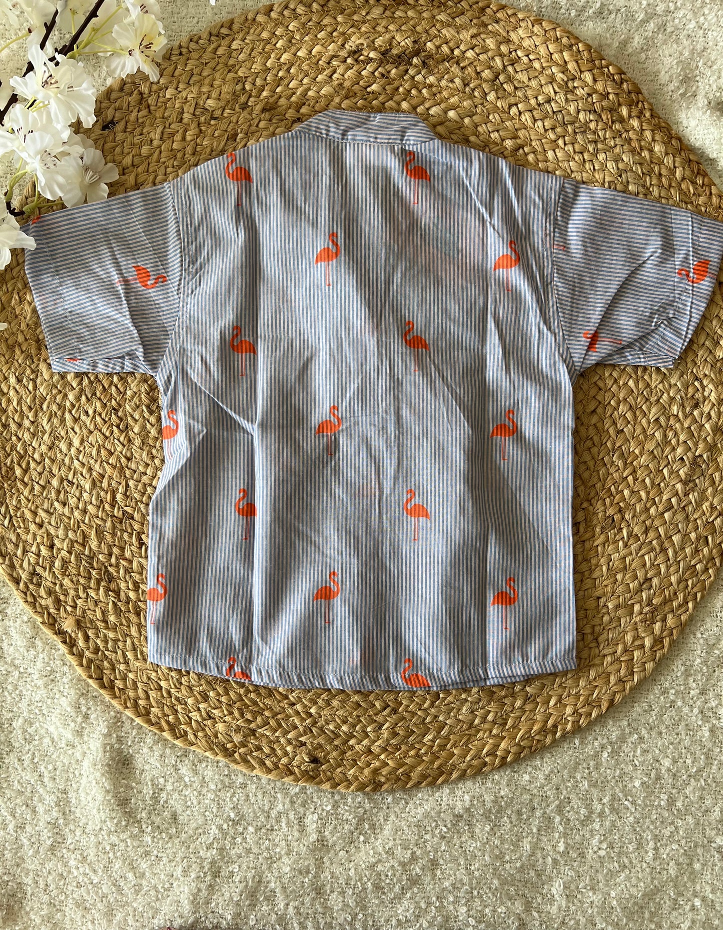 Flamingo stripes shirt