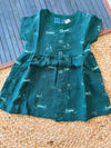 Blue muslin frock