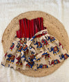 Ikkat yoke elephant frock