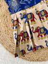 Blue kalamkari  frock