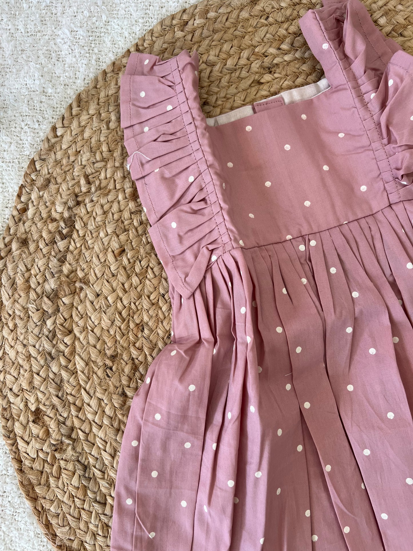 Pink dot frock