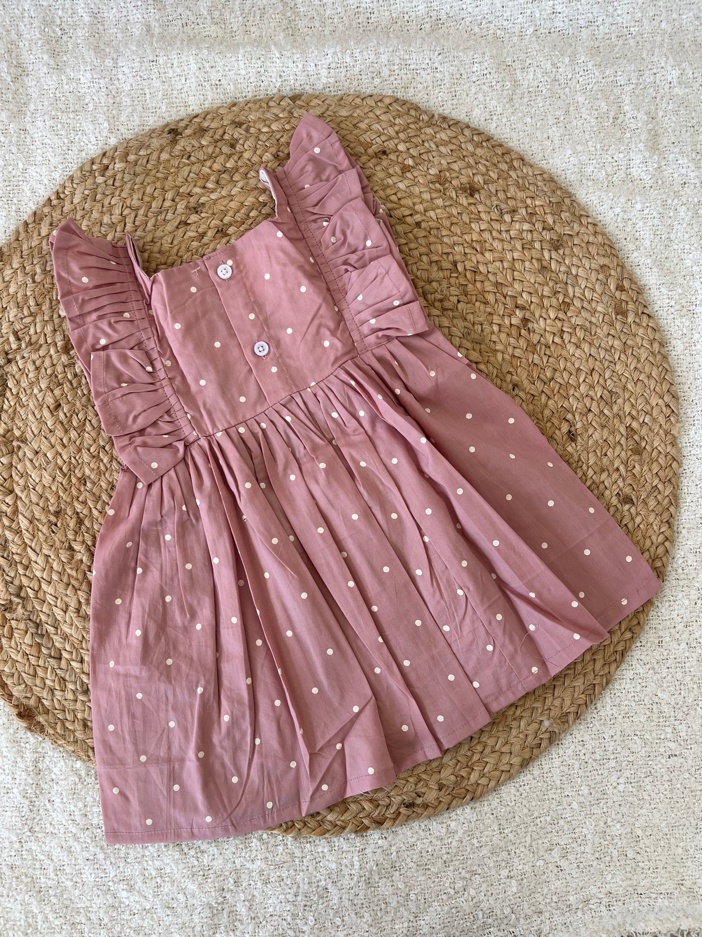Pink dot frock
