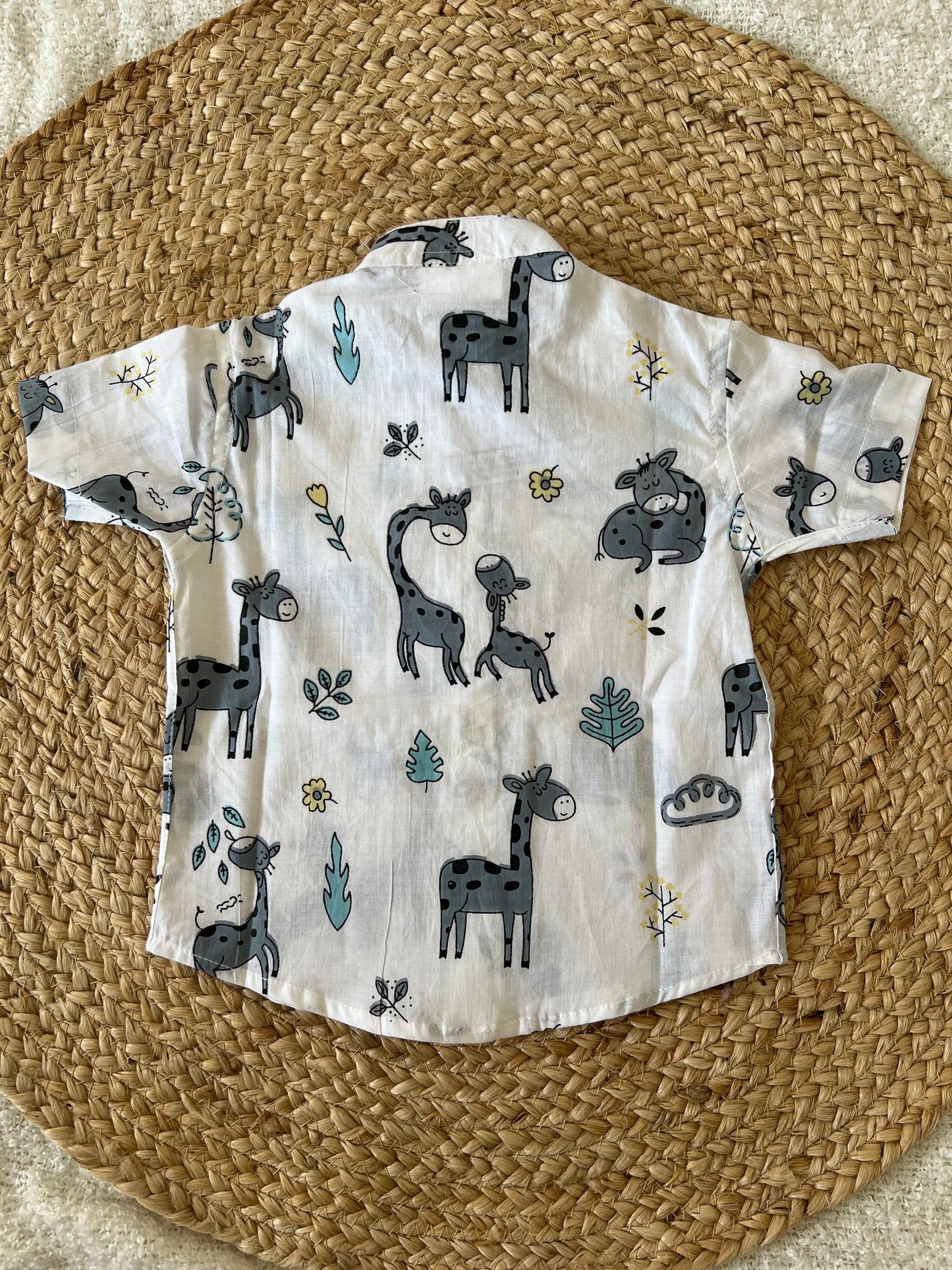 White giraffe shirt