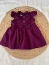 Dark violet frock