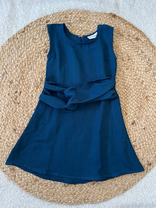Chiffon blue frock