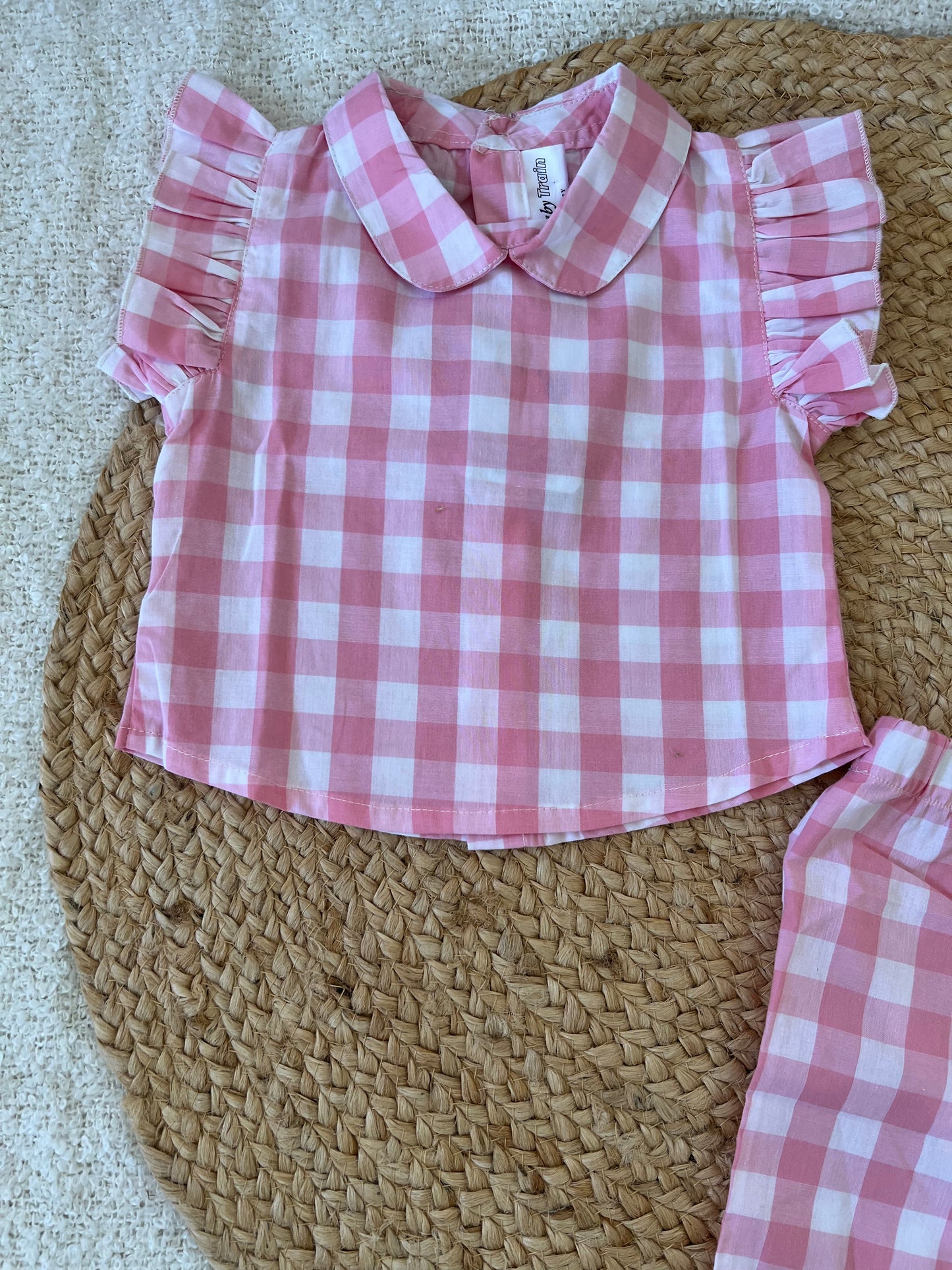 Pink checked co-ords