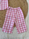 Pink checked co-ords