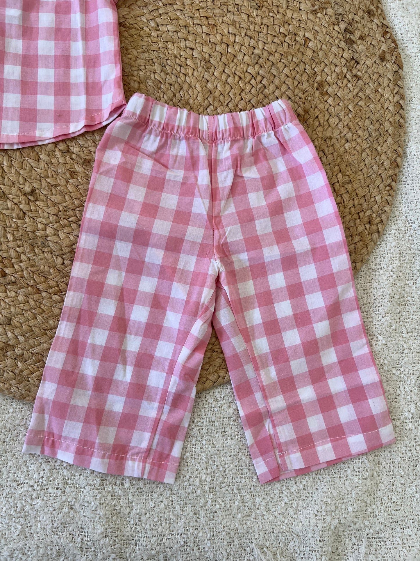 Pink checked co-ords