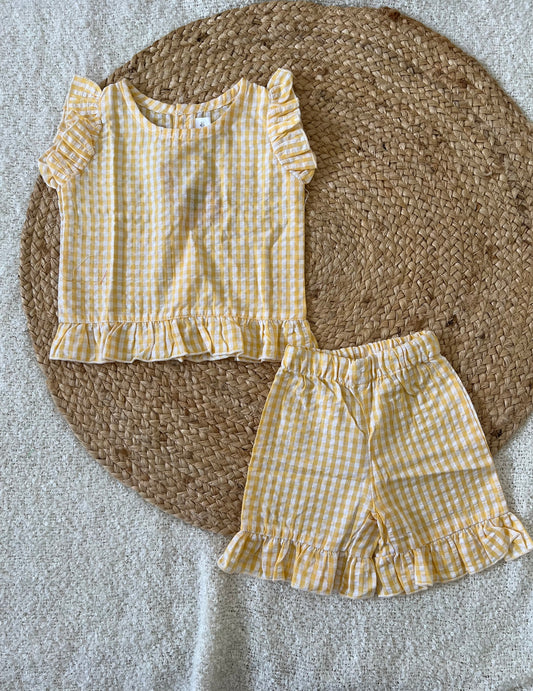 Yellow co-ords (shorts)